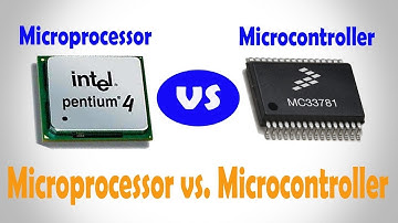 Difference Between a Microprocessor, Microcontroller and a Microcomputer?