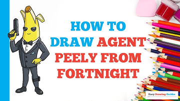 How to Draw Agent Peely from Fortnite: Easy Step by Step Drawing Tutorial for Beginners