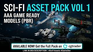 Ultimate Sci-Fi Asset Pack Vol 1 | AAA Game Ready Models Showcase