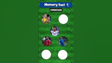 ⚽ Football Memory Test Quiz: Spot their Positions Before Time Runs Out! #shorts #fyp #football