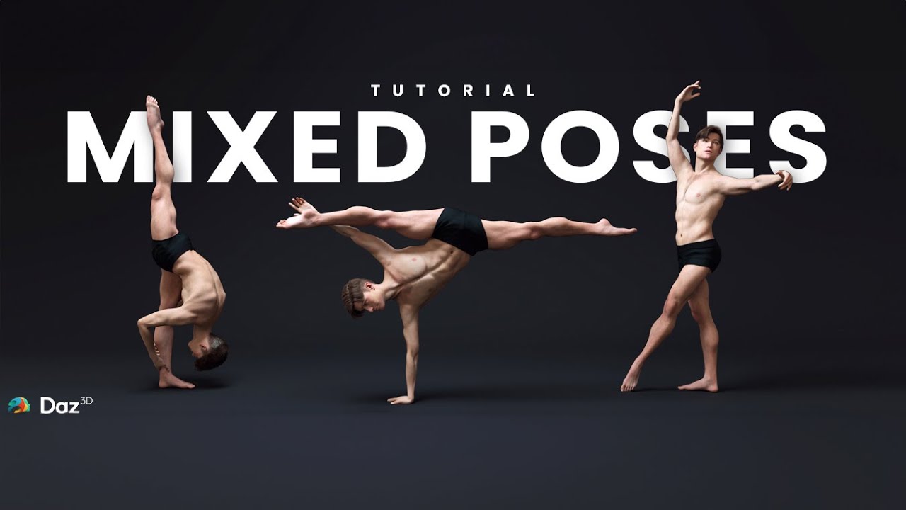 How to Mix Poses in Daz Studio - YouTube