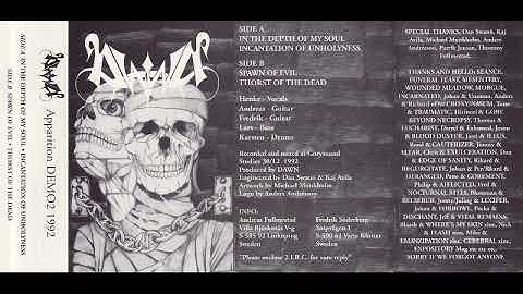 Dawn- Apparition (Demo 1992)