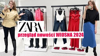 PRZEGLĄD WIOSENNYCH NOWOŚCI ZARA CZ.3 TRENDY WIOSNA LATO 2024 I MIERZYMY