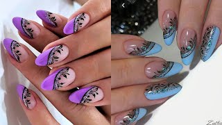 Top trending nail polish/ Unique plain and Printed Summer seasons nail art in 2023