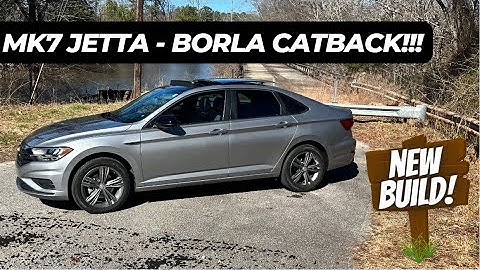 MK7 Jetta - Borla Catback and Cold Air Intake Review and Sounds!!!