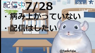 【雑談】7/28：お久しぶりです！！！着ぐるみチンチラ！！！！！/Fade【新人Vtuber】