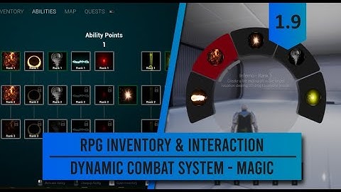 RPG Inventory and Interaction System V1.9 integration with Dynamic Combat System - Magic