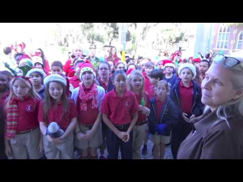 First United Methodist School Caroling 12 16 2016