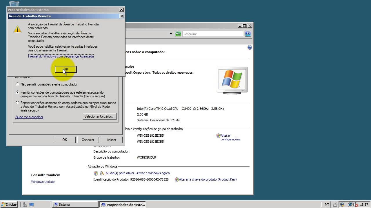 Acesso remoto windows server