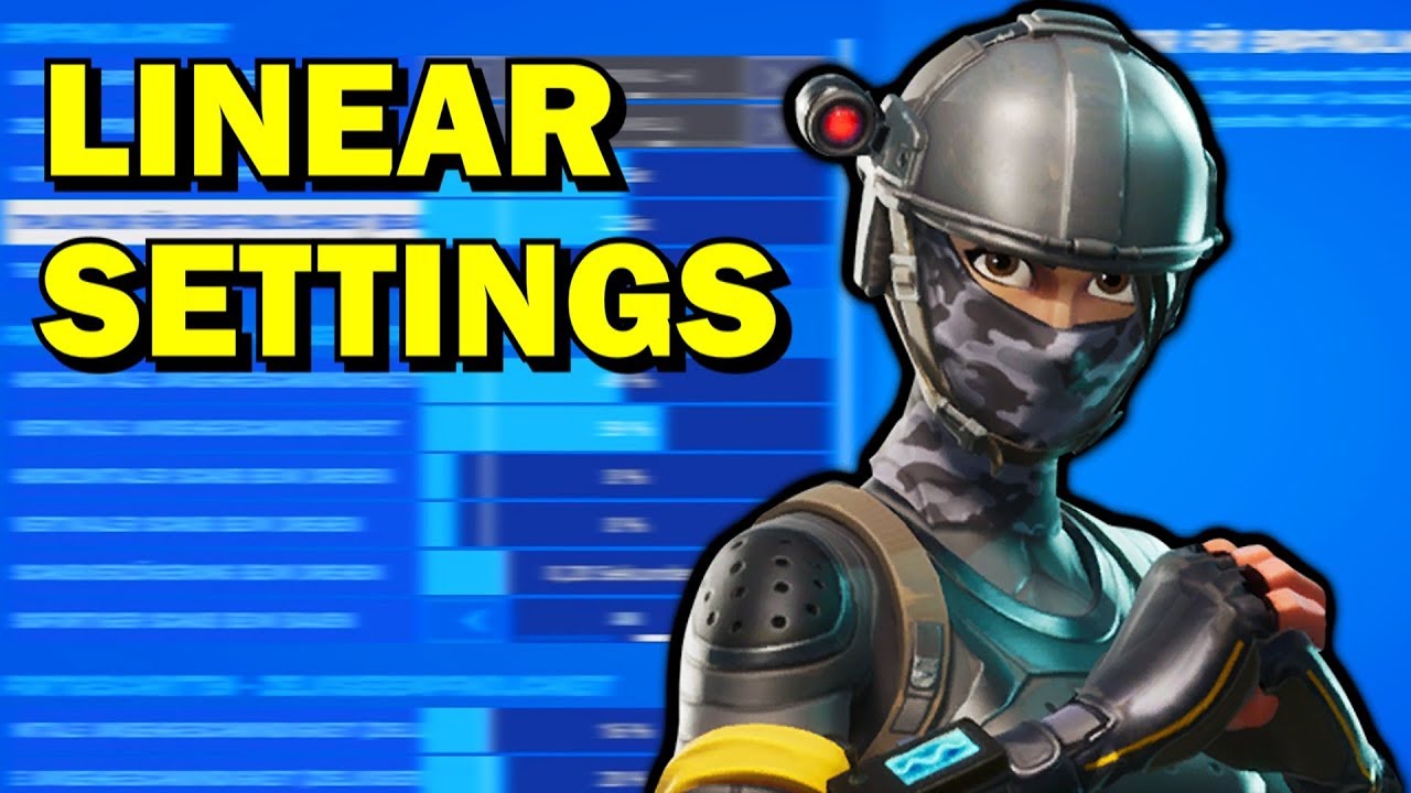 *NEW* Best Linear Settings (Fortnite Chapter 2) YouTube