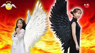 악마의 유혹에 넘어가면 안돼요!! 서은이의 천사 악마 이야기 Seoeun Angel and Devil Wings Story