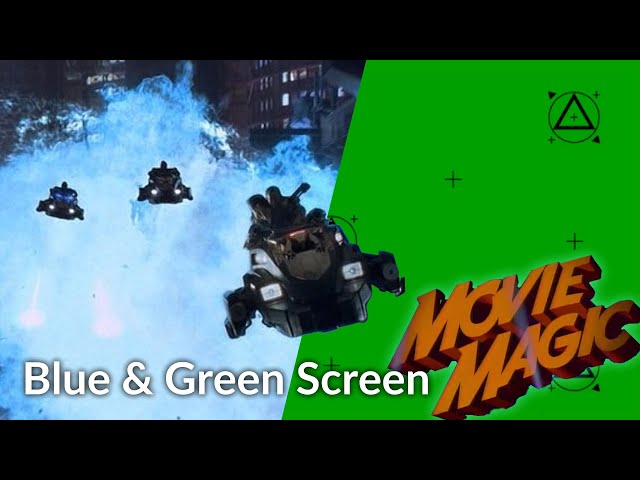 Movie Magic S03 E03 - Blue and Green Screen Compositing class=