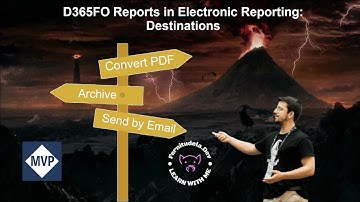 D365FO Reports in ER. Destinations with direct  execution or Print Management for Business Documents