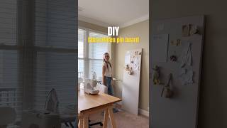 DIY linen pin board to organize your craft space #craftroomorganization #pinboard #craftideas DIY linen pin board to organize your craft space #craftroomorganization #pinboard #craftideas