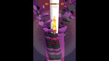 Stack Ball ⚽️ 💣 3D Level 916 Gameplay (iOS,Android) #shorts #stackball3d #stack-ball