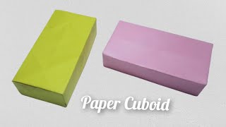 Amazing Origami Paper Cuboid | Paper Cuboid - Easy Origami