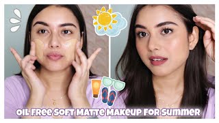 The Perfect MAKEUP TUTORIAL FOR OILY ACNEPRONE SKIN | SOFT MATTE MAKEUP FOR SUMMER | Arpita Ghoshal