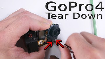 GoPro 4 Teardown - Button fix - Crack Lens Replacement