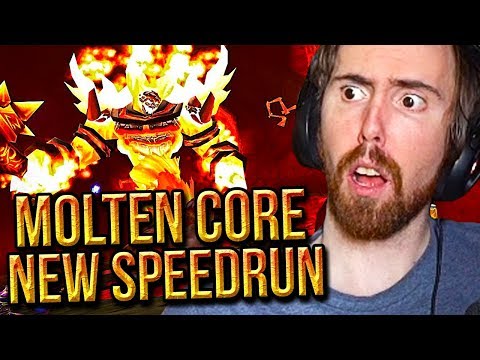 Видео: Asmongold BLOWN AWAY By New Molten Core SPEEDRUN Record On LIVE Classic WoW - Progress Guild