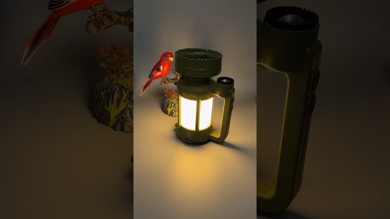 "Flashlight + Fan + Powerbank = Perfect Camping Tool!" 