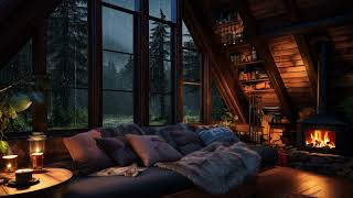 Rain Sounds & Thunder on Window | Stormy Night Ambience for Sleep, Relaxation, Healing your Mind