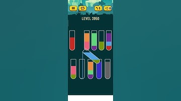 water sort puzzle - level 3950