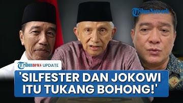 Amien Rais is woedend en bekritiseert de relatie tussen Silfester en Jokowi: "Wederzijds voordelig, twee leugenaars."