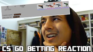 EZ SKINS EZ LIFE (CS GO BETTING REACTION) - 