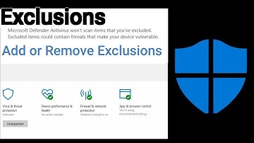 How to add Exclusions For Windows Defender in windows 10 | How to Add & Remove Exclusions In Windwos