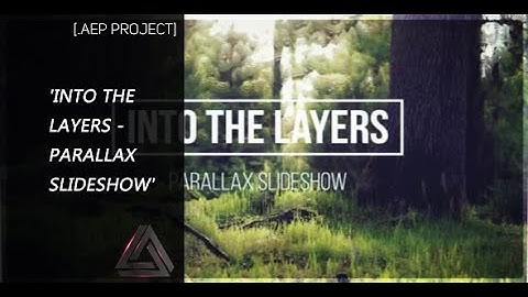 Into The Layers - Parallax Slideshow | After Effects Template | Video Displays