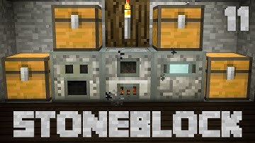 StoneBlock Modpack Supporter Server Ep. 11 Compressed Cobblestone Automation + Starting EnderIO