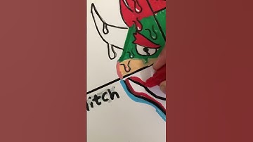 Drawing Bowser in 4 different styles pt.3 #bowser #supermario #art #shorts