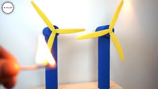 FIRE DOMINO - MATCH CHAIN REACTION | FIRE ON WIND POWER PLANT