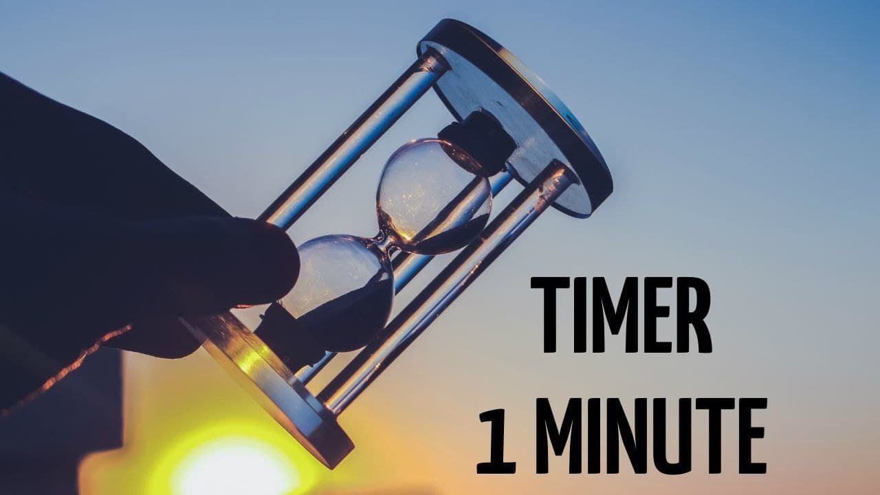 1 Minute- Sand Timer 