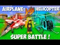 What to CHOOSE ? PLANE VS HELICOPTER in Minecraft ! WHAT&#39;S BETTER ?