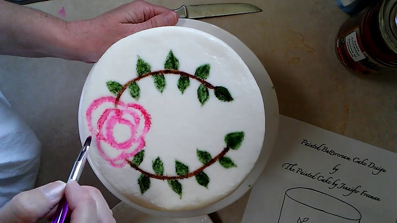 A tutorial on a simple way to paint buttercream YouTube