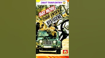 JAAT Movie THAR ENTRY 😱 SHOOTING #jaat #jaatmovie #Sunnydeol #bts #behindthescenes