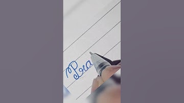 Prabhat name in cursive handwriting #cursivehandwriting