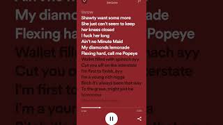 24kGoldn - VALENTINO (lyrics)#24kgoldn #lyrics