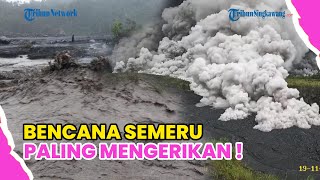 Download Lagu SEMUA RATA TANAH ! WARGA LIHAT BANJIR LAHAR SEMERU BAK TSUNAMI RAKSASA ! MP3