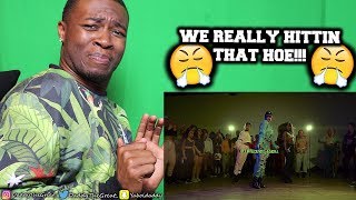 WE TRYNA GO DUMB!!! Baby Shark *Trapped Out* - Aliya Janell Choreography- REACTION