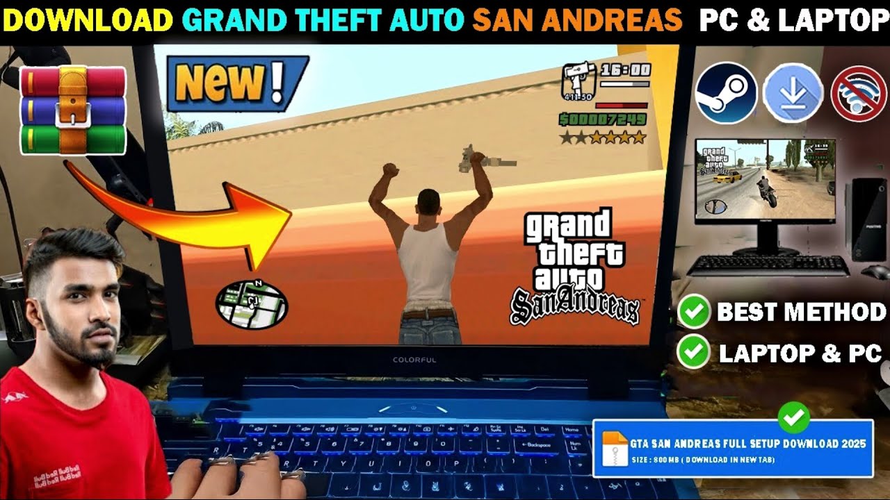 How To Download GTA San Andreas On PC | GTA San Andreas Download PC ...