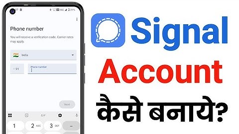 How to Create Signal Account | Signal Sign up 2025 | Signal Private Messenger App By Harshit 
