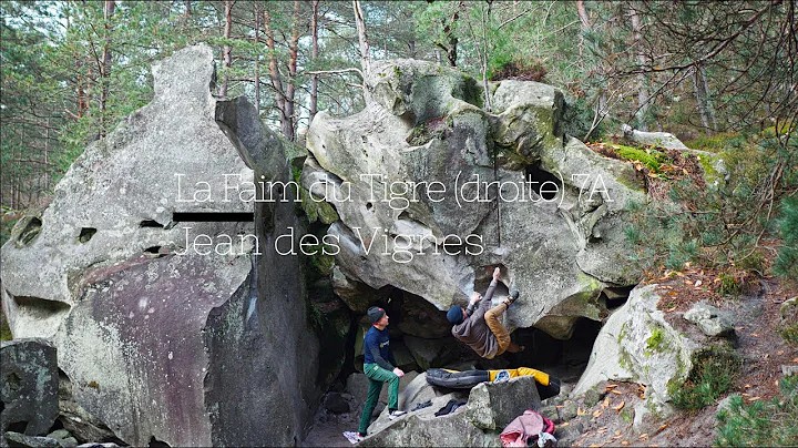 7A V6 - La Faim du Tigre (droite) from Chez Bleau ...