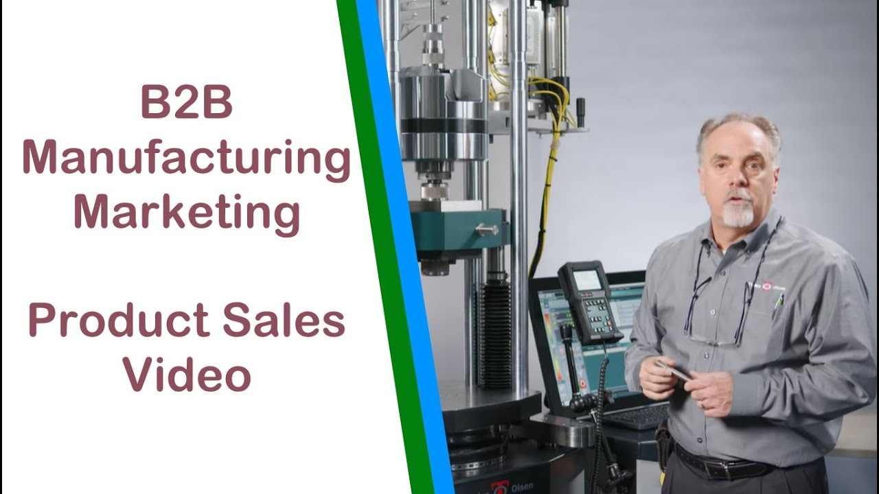 B2B industrial manufacturing marketing product sales promotional