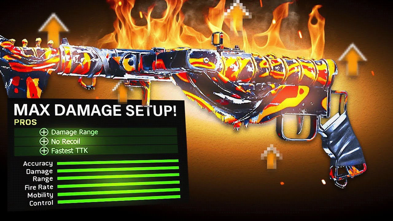 the *MAX DAMAGE* STEN SETUP in WARZONE after UPDATE! 🔥 (Best STEN Class Setup)