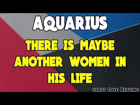 Aquarius Tarot LOVE Reading October 2021, there is maybe another women in his life