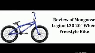 Mongoose Legion L20 20' Wheel Freestyle Bike, Blue - Best Kids Ride on Toys