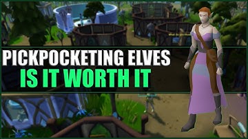 Actual XP Rates of Pickpocketing Elves in OSRS