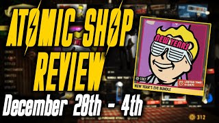 Fallout 76 Atomic Shop Update | December 28th - 4th